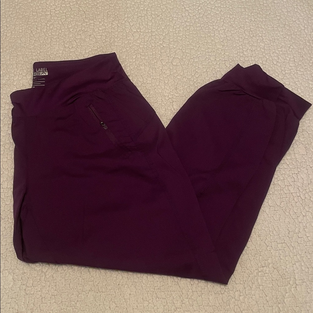 healing hands Purple Label V-neck Scrub Set in Deep Plum - Picture 7 of 11